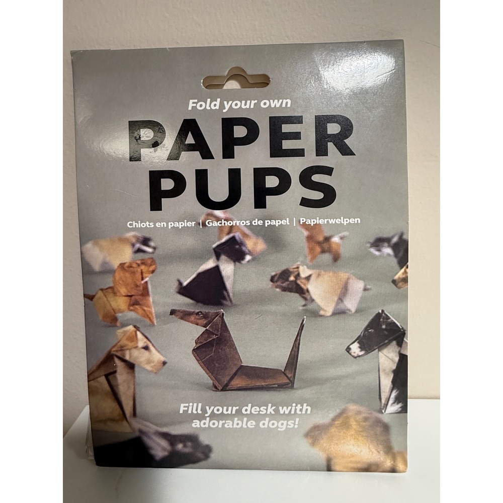 Build Your Own Paper Pups Origami Kit 10 Dog Breeds Eco-Friendly Paper Craft - Picture 2 of 2